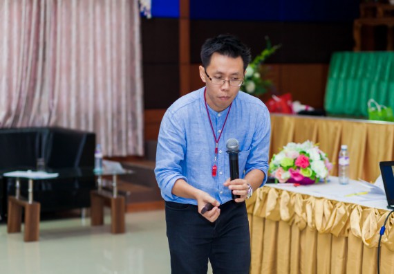 ภาพกิจกรรม คณะวิทยาศาสตร์และเทคโนโลยี จัดโครงการอบรมเชิงปฏิบัติการ กิจกรรมรักองค์กร