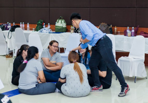 ภาพกิจกรรม คณะวิทยาศาสตร์และเทคโนโลยี จัดโครงการอบรมเชิงปฏิบัติการ กิจกรรมรักองค์กร