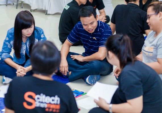 ภาพกิจกรรม คณะวิทยาศาสตร์และเทคโนโลยี จัดโครงการอบรมเชิงปฏิบัติการ กิจกรรมรักองค์กร