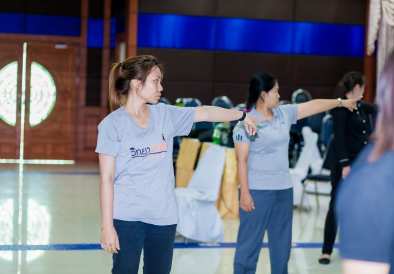 ภาพกิจกรรม คณะวิทยาศาสตร์และเทคโนโลยี จัดโครงการอบรมเชิงปฏิบัติการ กิจกรรมรักองค์กร