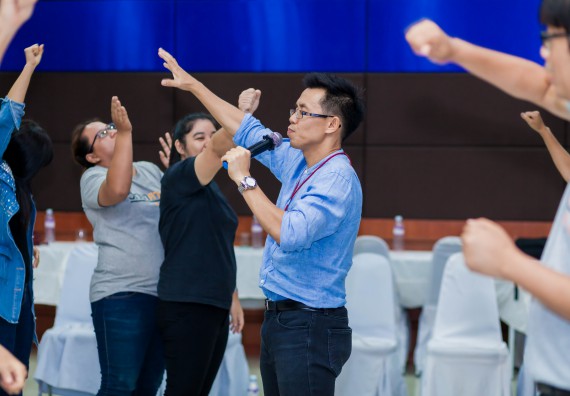 ภาพกิจกรรม คณะวิทยาศาสตร์และเทคโนโลยี จัดโครงการอบรมเชิงปฏิบัติการ กิจกรรมรักองค์กร