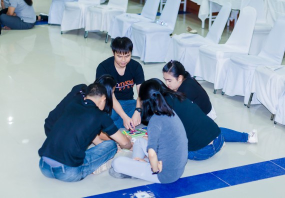 ภาพกิจกรรม คณะวิทยาศาสตร์และเทคโนโลยี จัดโครงการอบรมเชิงปฏิบัติการ กิจกรรมรักองค์กร