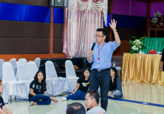 ภาพกิจกรรม คณะวิทยาศาสตร์และเทคโนโลยี จัดโครงการอบรมเชิงปฏิบัติการ กิจกรรมรักองค์กร