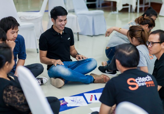 ภาพกิจกรรม คณะวิทยาศาสตร์และเทคโนโลยี จัดโครงการอบรมเชิงปฏิบัติการ กิจกรรมรักองค์กร