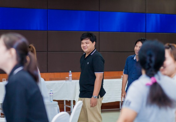 ภาพกิจกรรม คณะวิทยาศาสตร์และเทคโนโลยี จัดโครงการอบรมเชิงปฏิบัติการ กิจกรรมรักองค์กร