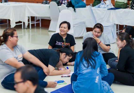 ภาพกิจกรรม คณะวิทยาศาสตร์และเทคโนโลยี จัดโครงการอบรมเชิงปฏิบัติการ กิจกรรมรักองค์กร