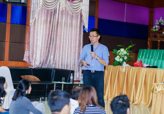 ภาพกิจกรรม คณะวิทยาศาสตร์และเทคโนโลยี จัดโครงการอบรมเชิงปฏิบัติการ กิจกรรมรักองค์กร