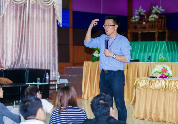 ภาพกิจกรรม คณะวิทยาศาสตร์และเทคโนโลยี จัดโครงการอบรมเชิงปฏิบัติการ กิจกรรมรักองค์กร