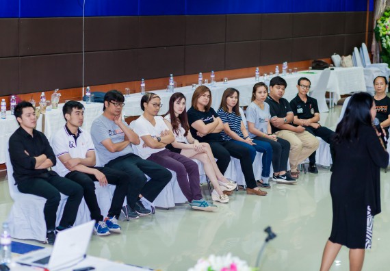 ภาพกิจกรรม คณะวิทยาศาสตร์และเทคโนโลยี จัดโครงการอบรมเชิงปฏิบัติการ กิจกรรมรักองค์กร