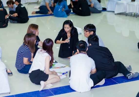 ภาพกิจกรรม คณะวิทยาศาสตร์และเทคโนโลยี จัดโครงการอบรมเชิงปฏิบัติการ กิจกรรมรักองค์กร