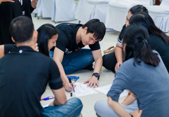 ภาพกิจกรรม คณะวิทยาศาสตร์และเทคโนโลยี จัดโครงการอบรมเชิงปฏิบัติการ กิจกรรมรักองค์กร