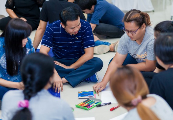 ภาพกิจกรรม คณะวิทยาศาสตร์และเทคโนโลยี จัดโครงการอบรมเชิงปฏิบัติการ กิจกรรมรักองค์กร