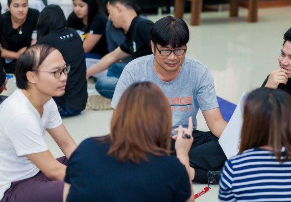 ภาพกิจกรรม คณะวิทยาศาสตร์และเทคโนโลยี จัดโครงการอบรมเชิงปฏิบัติการ กิจกรรมรักองค์กร