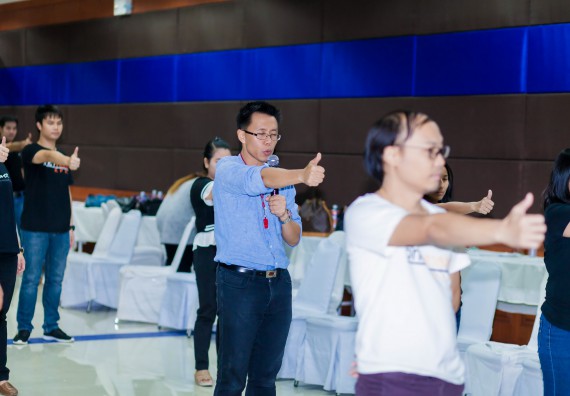 ภาพกิจกรรม คณะวิทยาศาสตร์และเทคโนโลยี จัดโครงการอบรมเชิงปฏิบัติการ กิจกรรมรักองค์กร