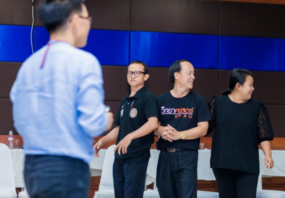 ภาพกิจกรรม คณะวิทยาศาสตร์และเทคโนโลยี จัดโครงการอบรมเชิงปฏิบัติการ กิจกรรมรักองค์กร