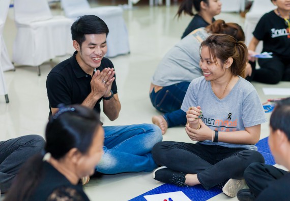 ภาพกิจกรรม คณะวิทยาศาสตร์และเทคโนโลยี จัดโครงการอบรมเชิงปฏิบัติการ กิจกรรมรักองค์กร