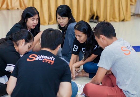 ภาพกิจกรรม คณะวิทยาศาสตร์และเทคโนโลยี จัดโครงการอบรมเชิงปฏิบัติการ กิจกรรมรักองค์กร