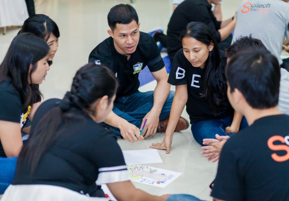 ภาพกิจกรรม คณะวิทยาศาสตร์และเทคโนโลยี จัดโครงการอบรมเชิงปฏิบัติการ กิจกรรมรักองค์กร
