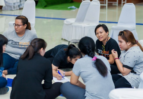 ภาพกิจกรรม คณะวิทยาศาสตร์และเทคโนโลยี จัดโครงการอบรมเชิงปฏิบัติการ กิจกรรมรักองค์กร