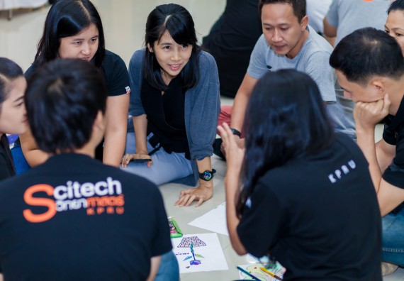 ภาพกิจกรรม คณะวิทยาศาสตร์และเทคโนโลยี จัดโครงการอบรมเชิงปฏิบัติการ กิจกรรมรักองค์กร