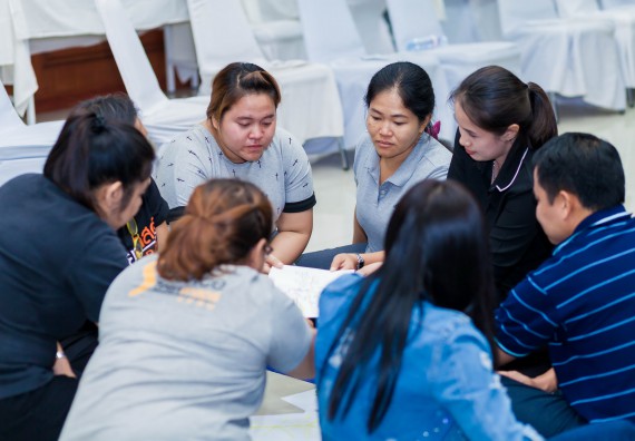 ภาพกิจกรรม คณะวิทยาศาสตร์และเทคโนโลยี จัดโครงการอบรมเชิงปฏิบัติการ กิจกรรมรักองค์กร