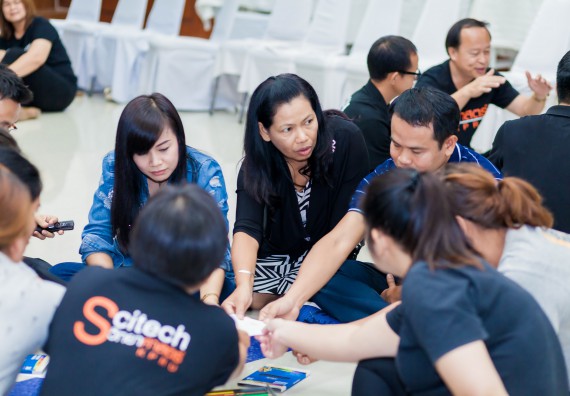 ภาพกิจกรรม คณะวิทยาศาสตร์และเทคโนโลยี จัดโครงการอบรมเชิงปฏิบัติการ กิจกรรมรักองค์กร