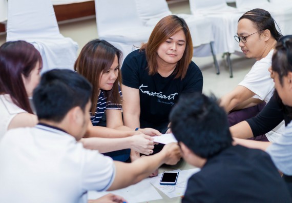 ภาพกิจกรรม คณะวิทยาศาสตร์และเทคโนโลยี จัดโครงการอบรมเชิงปฏิบัติการ กิจกรรมรักองค์กร