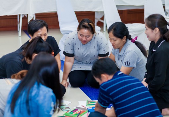 ภาพกิจกรรม คณะวิทยาศาสตร์และเทคโนโลยี จัดโครงการอบรมเชิงปฏิบัติการ กิจกรรมรักองค์กร