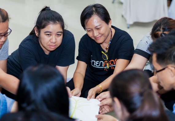 ภาพกิจกรรม คณะวิทยาศาสตร์และเทคโนโลยี จัดโครงการอบรมเชิงปฏิบัติการ กิจกรรมรักองค์กร