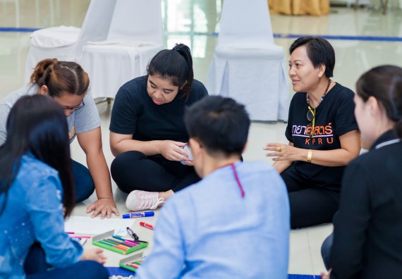 ภาพกิจกรรม คณะวิทยาศาสตร์และเทคโนโลยี จัดโครงการอบรมเชิงปฏิบัติการ กิจกรรมรักองค์กร