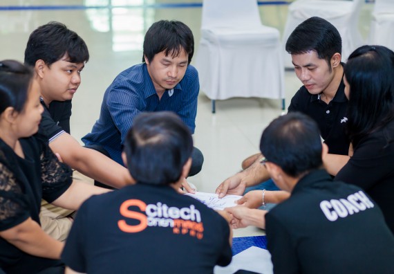 ภาพกิจกรรม คณะวิทยาศาสตร์และเทคโนโลยี จัดโครงการอบรมเชิงปฏิบัติการ กิจกรรมรักองค์กร