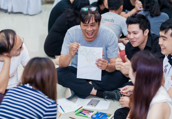 ภาพกิจกรรม คณะวิทยาศาสตร์และเทคโนโลยี จัดโครงการอบรมเชิงปฏิบัติการ กิจกรรมรักองค์กร