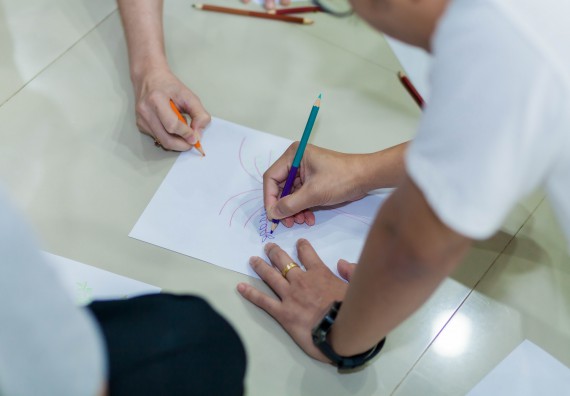 ภาพกิจกรรม คณะวิทยาศาสตร์และเทคโนโลยี จัดโครงการอบรมเชิงปฏิบัติการ กิจกรรมรักองค์กร