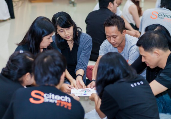 ภาพกิจกรรม คณะวิทยาศาสตร์และเทคโนโลยี จัดโครงการอบรมเชิงปฏิบัติการ กิจกรรมรักองค์กร