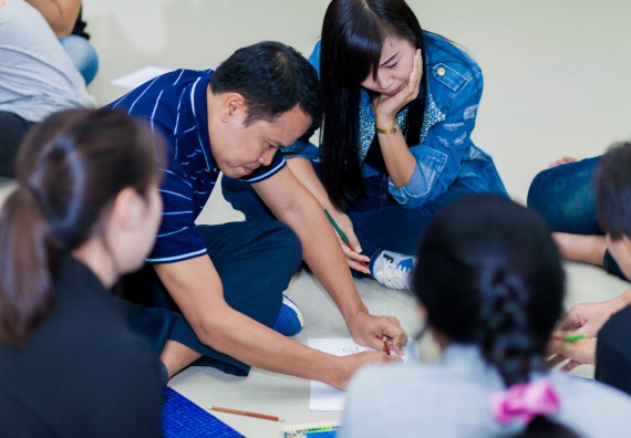 ภาพกิจกรรม คณะวิทยาศาสตร์และเทคโนโลยี จัดโครงการอบรมเชิงปฏิบัติการ กิจกรรมรักองค์กร