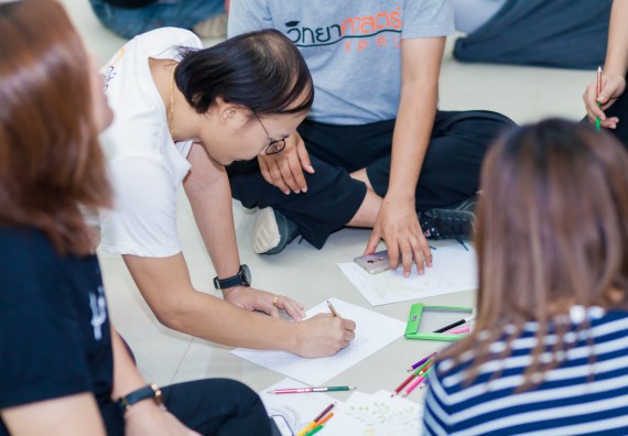 ภาพกิจกรรม คณะวิทยาศาสตร์และเทคโนโลยี จัดโครงการอบรมเชิงปฏิบัติการ กิจกรรมรักองค์กร