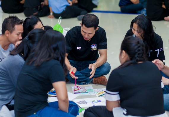 ภาพกิจกรรม คณะวิทยาศาสตร์และเทคโนโลยี จัดโครงการอบรมเชิงปฏิบัติการ กิจกรรมรักองค์กร