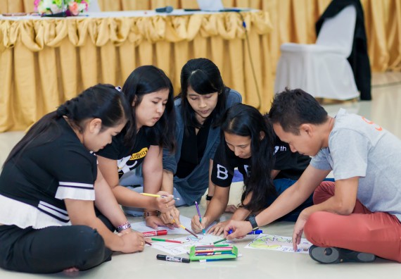 ภาพกิจกรรม คณะวิทยาศาสตร์และเทคโนโลยี จัดโครงการอบรมเชิงปฏิบัติการ กิจกรรมรักองค์กร