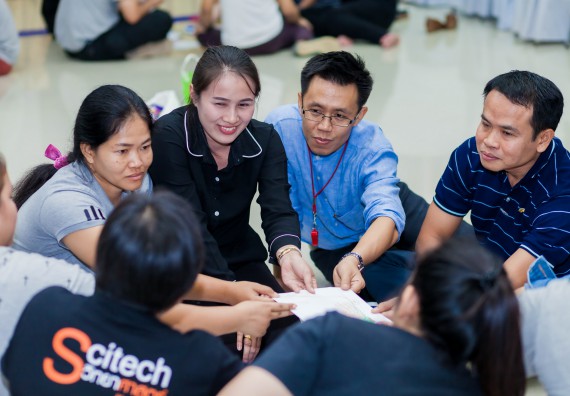 ภาพกิจกรรม คณะวิทยาศาสตร์และเทคโนโลยี จัดโครงการอบรมเชิงปฏิบัติการ กิจกรรมรักองค์กร