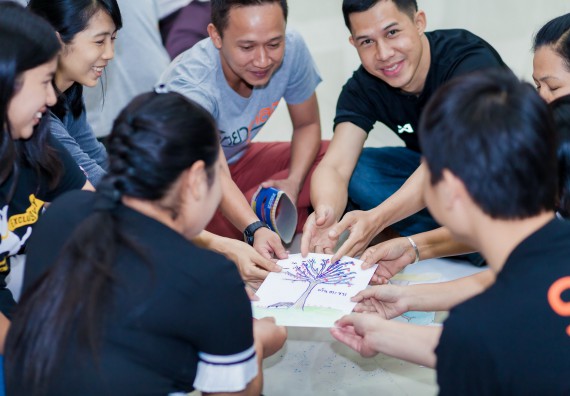 ภาพกิจกรรม คณะวิทยาศาสตร์และเทคโนโลยี จัดโครงการอบรมเชิงปฏิบัติการ กิจกรรมรักองค์กร