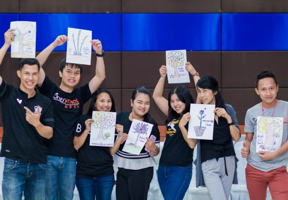 ภาพกิจกรรม คณะวิทยาศาสตร์และเทคโนโลยี จัดโครงการอบรมเชิงปฏิบัติการ กิจกรรมรักองค์กร