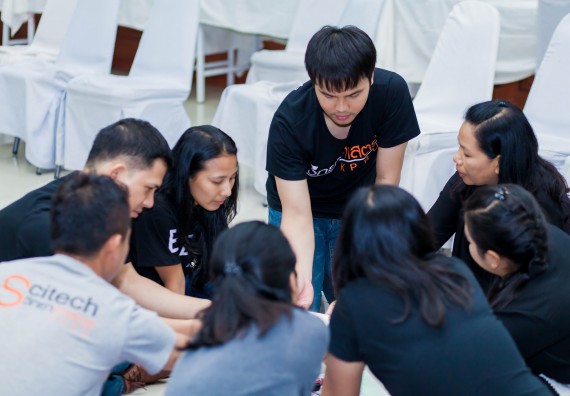 ภาพกิจกรรม คณะวิทยาศาสตร์และเทคโนโลยี จัดโครงการอบรมเชิงปฏิบัติการ กิจกรรมรักองค์กร