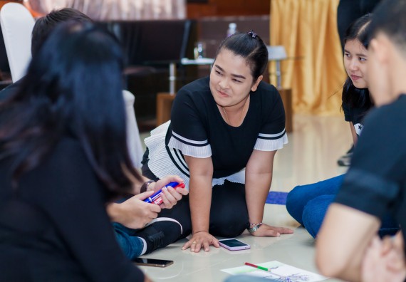 ภาพกิจกรรม คณะวิทยาศาสตร์และเทคโนโลยี จัดโครงการอบรมเชิงปฏิบัติการ กิจกรรมรักองค์กร