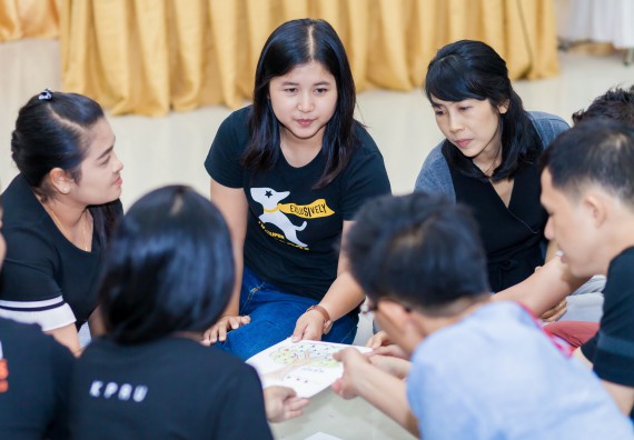 ภาพกิจกรรม คณะวิทยาศาสตร์และเทคโนโลยี จัดโครงการอบรมเชิงปฏิบัติการ กิจกรรมรักองค์กร