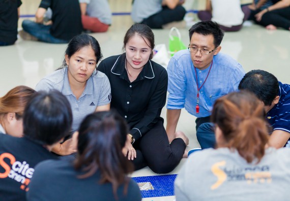ภาพกิจกรรม คณะวิทยาศาสตร์และเทคโนโลยี จัดโครงการอบรมเชิงปฏิบัติการ กิจกรรมรักองค์กร