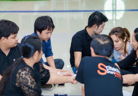 ภาพกิจกรรม คณะวิทยาศาสตร์และเทคโนโลยี จัดโครงการอบรมเชิงปฏิบัติการ กิจกรรมรักองค์กร