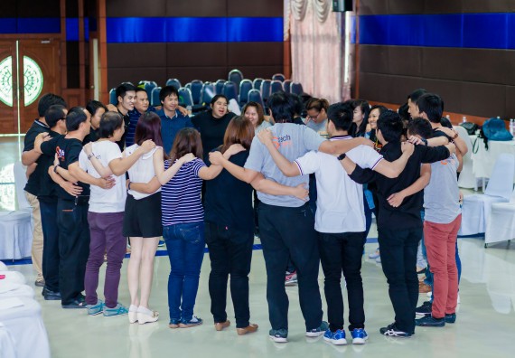 ภาพกิจกรรม คณะวิทยาศาสตร์และเทคโนโลยี จัดโครงการอบรมเชิงปฏิบัติการ กิจกรรมรักองค์กร