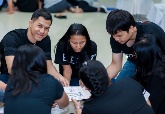 ภาพกิจกรรม คณะวิทยาศาสตร์และเทคโนโลยี จัดโครงการอบรมเชิงปฏิบัติการ กิจกรรมรักองค์กร