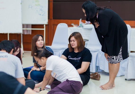 ภาพกิจกรรม คณะวิทยาศาสตร์และเทคโนโลยี จัดโครงการอบรมเชิงปฏิบัติการ กิจกรรมรักองค์กร