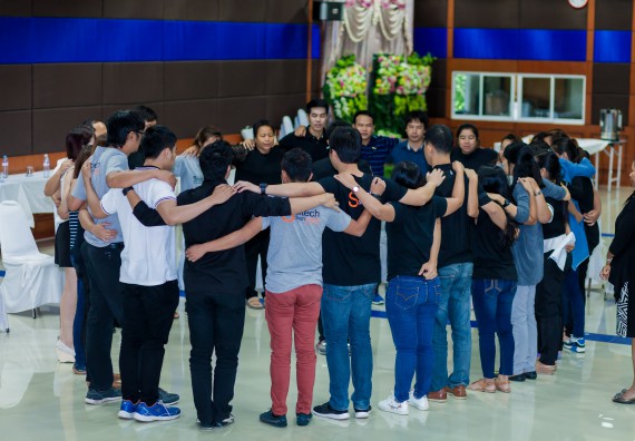 ภาพกิจกรรม คณะวิทยาศาสตร์และเทคโนโลยี จัดโครงการอบรมเชิงปฏิบัติการ กิจกรรมรักองค์กร